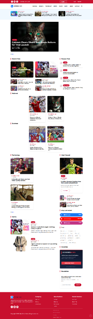 Extremis News Website For Sale